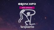 Oroscopo della settimana ACQUARIO