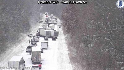 Neve e ghiaccio: maxi-tamponamento da 45 veicoli