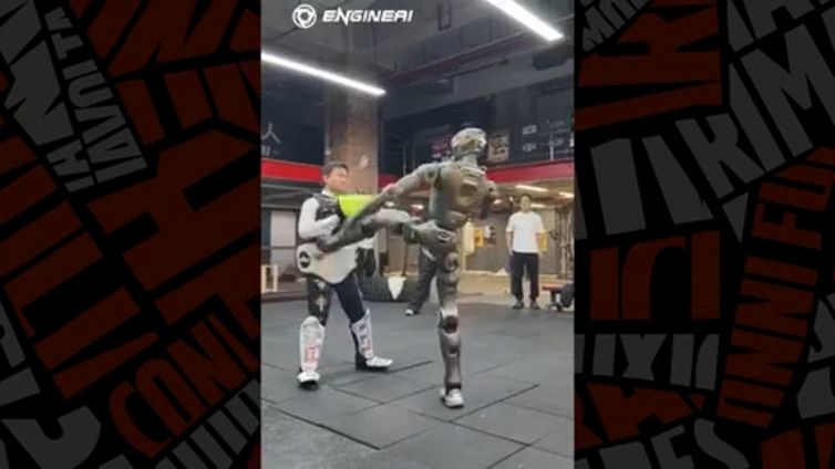 Sembra Terminator: il robot stende con un calcio il suo creatore