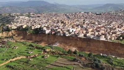 Frana di Niscemi: le impressionanti immagini dall'alto