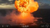 Il razzo di SpaceX finisce nell'Oceano Indiano ed esplode