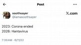 Hantavirus, mistero sul tweet del 2022 che ha previsto l’epidemia