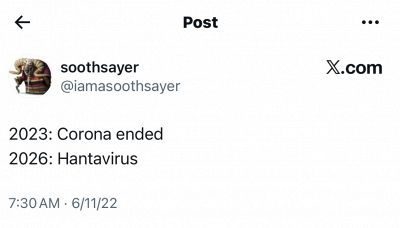 Hantavirus, mistero sul tweet del 2022 che ha previsto l’epidemia