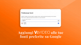 Aggiungi Virgilio Video alle tue fonti preferite su Google