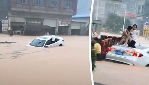 Salvataggio nell'inondazione