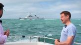 Panico in mare: preso a fucilate durante un'intervista