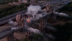 Demolito il viadotto