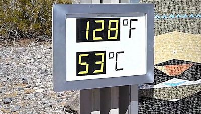 Caldo estremo in California: la Valle della Morte raggiunge i 53 gradi