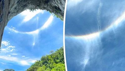 Brasile, doppio fenomeno ottico sopra una cascata: cos'è successo