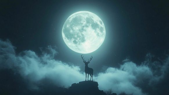 Luna del Cervo: significato e simbolismo di un potente plenilunio