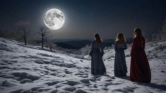 Luna piena della Neve in Leone: il cuore in primo piano