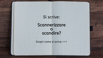 Si scrive scannerizzare o scandire?