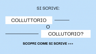 Si scrive colluttorio o collutorio?