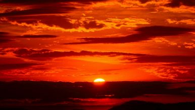 Rosso di sera, buon tempo si spera; rosso di mattina mal tempo s’avvicina