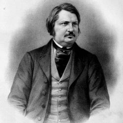 Lo scrittore Honoré de Balzac