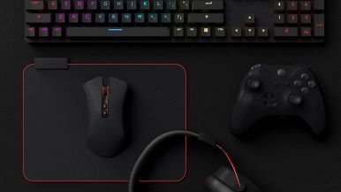 tappetino mouse con porta USB