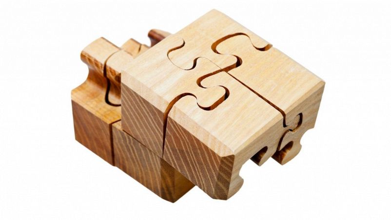 puzzle 3D legno RoboTime
