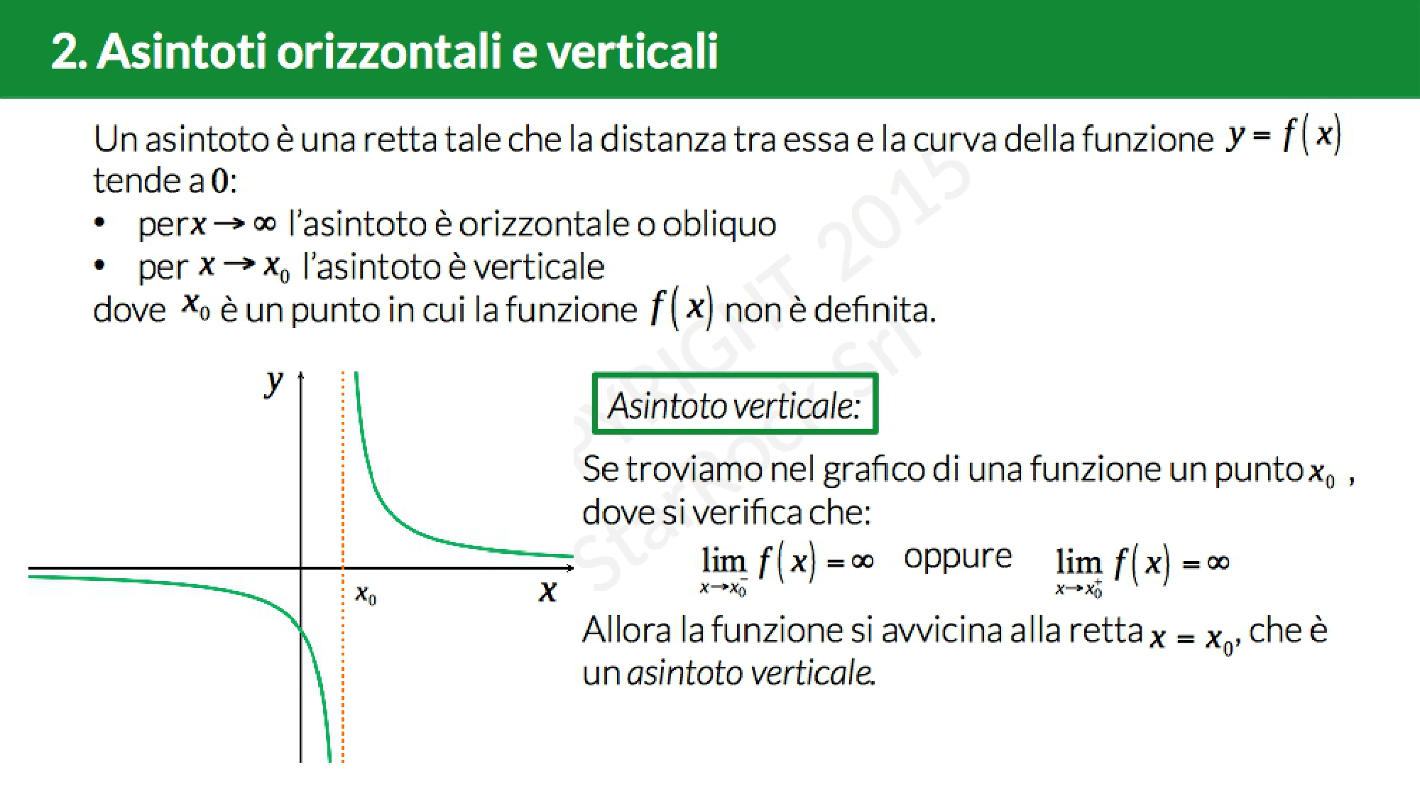 Trovare I Parametri Di Una Funzione Conoscendo Gli Asintoti Studio di una funzione: punti di discontinuità e asintoti