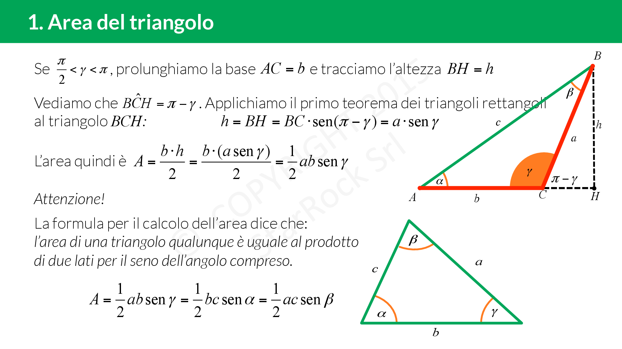 Come Calcolare L Area Di Un Triangolo Equilatero Triangoli: come calcolare l'area e il teorema della corda