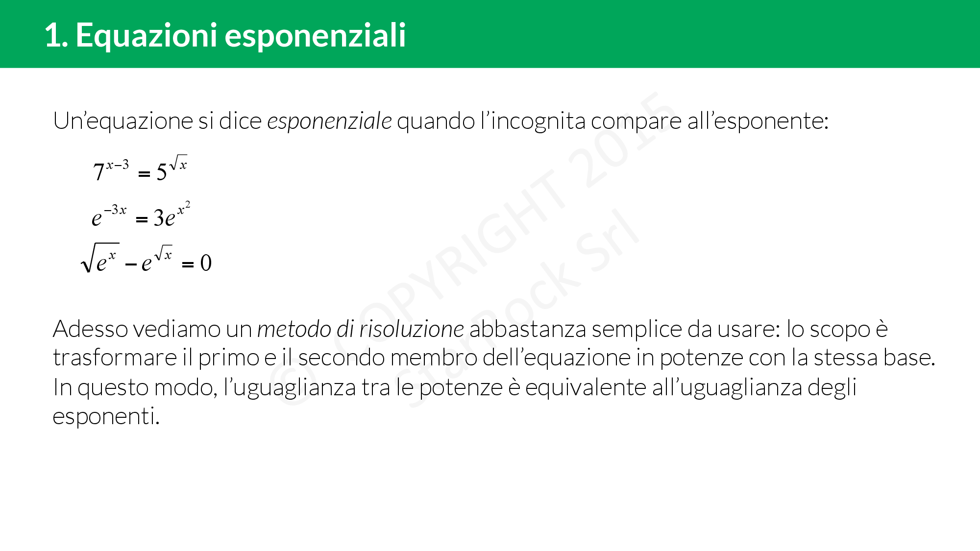 Equazioni Esponenziali: Cosa Sono E Come Si Risolvono