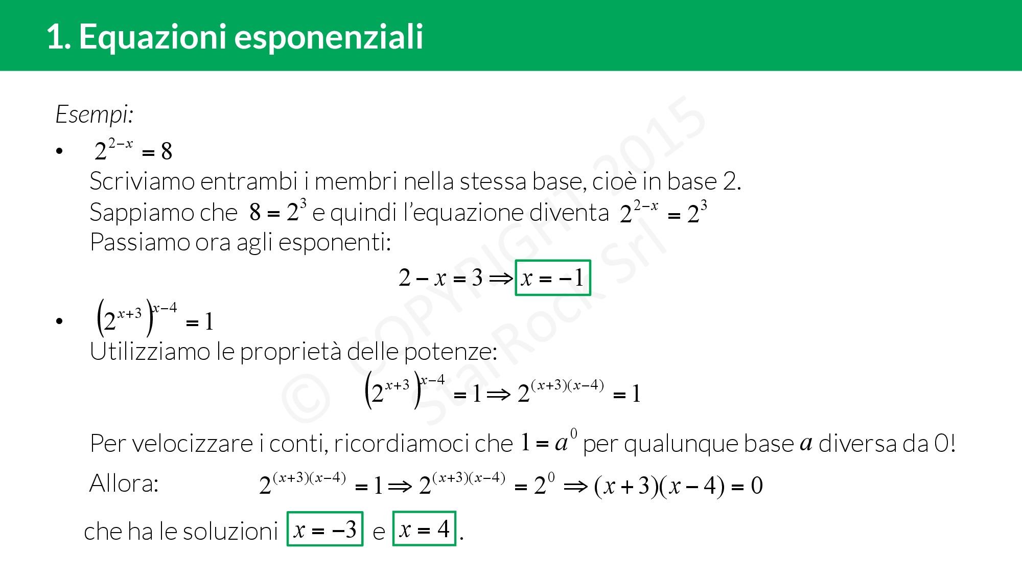 Equazioni Esponenziali: Cosa Sono E Come Si Risolvono