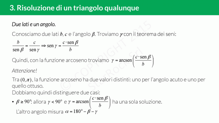 Teorema Dei Seni E Di Carnot Come Risolvere Un Triangolo 6941