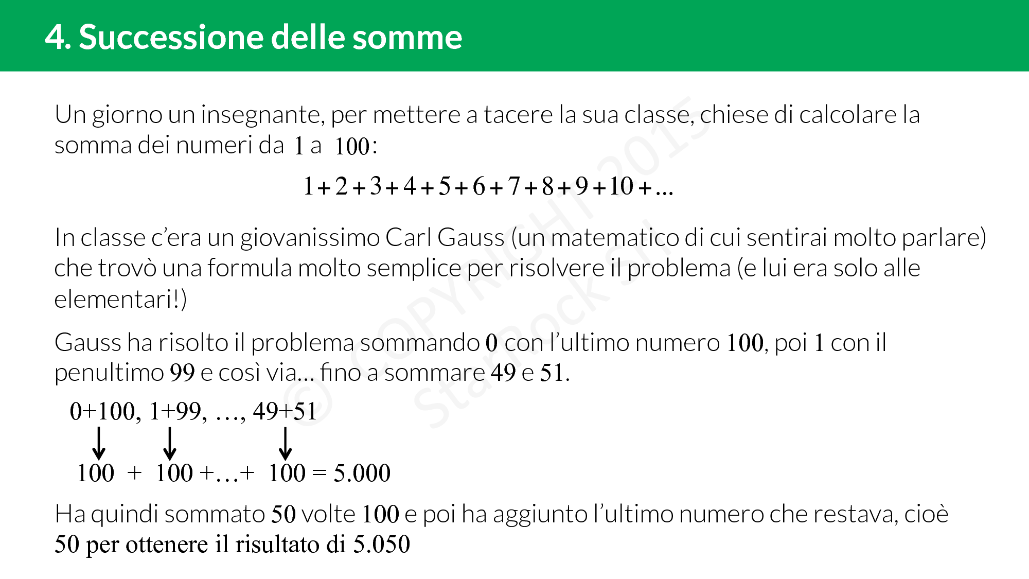 Successioni numeriche: definizione e proprietà
