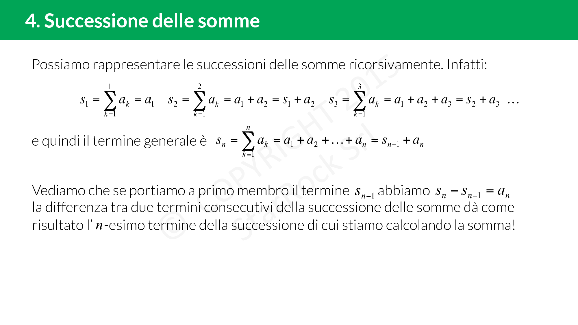 Successioni numeriche: definizione e proprietà