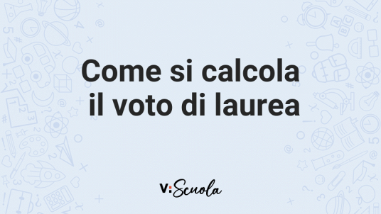 Come si calcola il voto di laurea