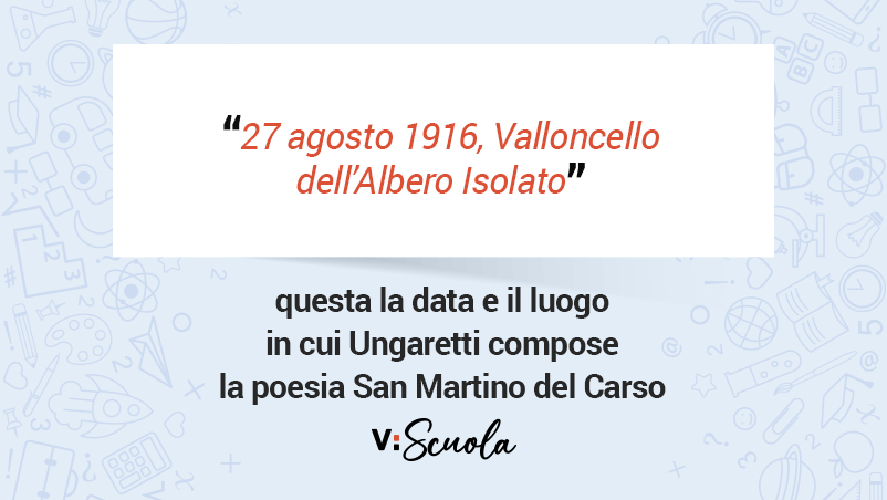 Poesia San Martino Del Carso Ungaretti Giuseppe Ungaretti: San Martino del Carso analisi e commento