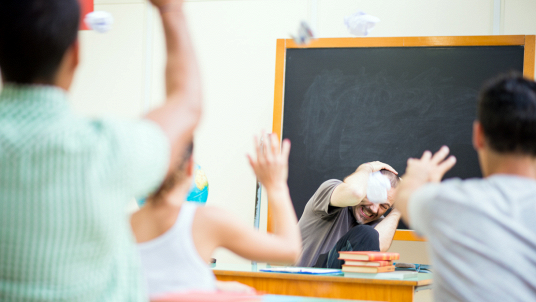 Studente offende un prof