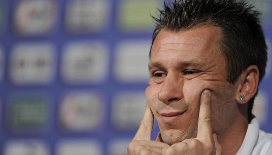 Il calciatore barese Antonio Cassano