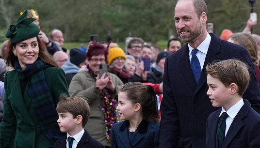 William e Kate con George, Charlotte e Louis