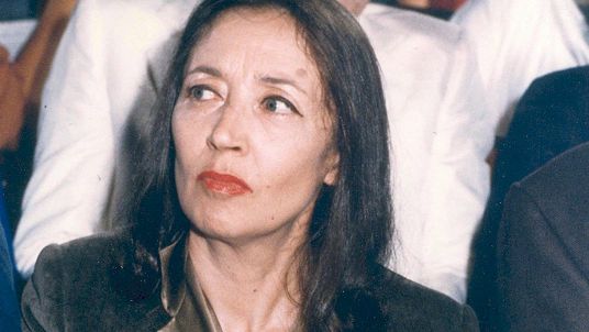 La giornalista Oriana Fallaci