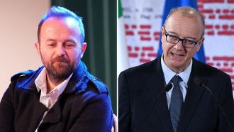 Prof Erico Galiano e Giuseppe Valditara