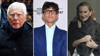 Giorgio Armani, Rocco Basilico, Miuccia Prada