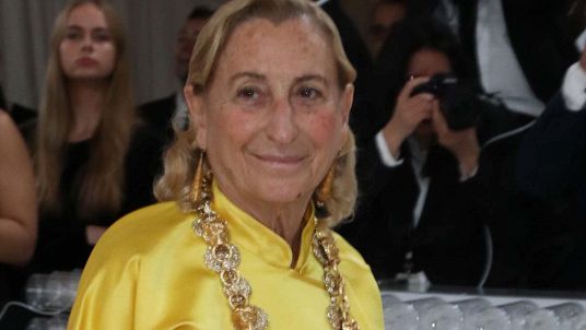 La stilista italiana Miuccia Prada