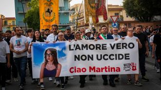 Fiaccolata per Martina Carbonaro