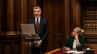 Gino Cecchettin all'Università di Padova per la consegna dei premi di laurea in memoria di Giulia