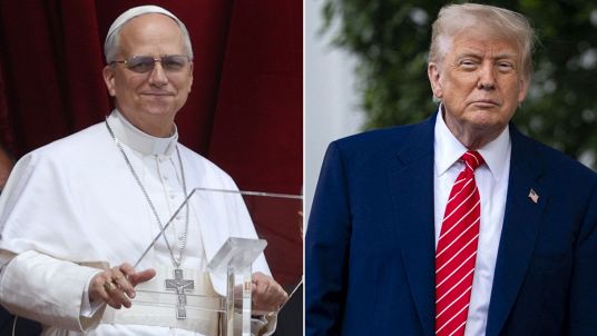Gli statunitensi Papa Leone XIV e Donald Trump