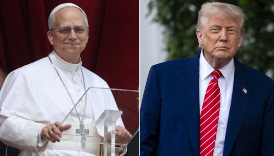 Gli statunitensi Papa Leone XIV e Donald Trump