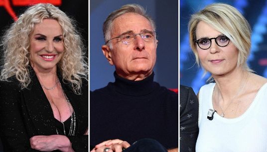 Antonella Clerici, Paolo Bonolis e Maria De Filippi