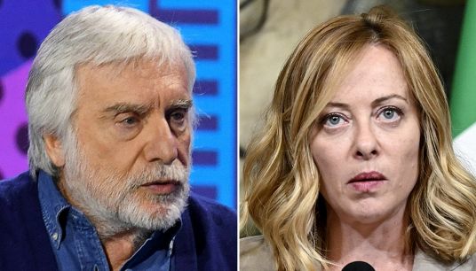 Paolo Crepet e Giorgia Meloni
