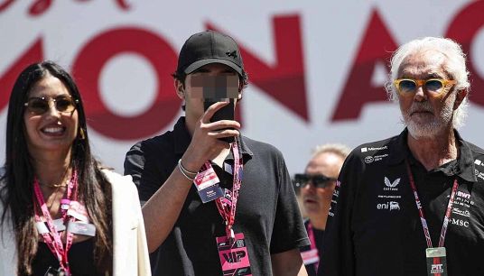 Nathan Falco con i genitori Elisabetta Gregoraci e Flavio Briatore