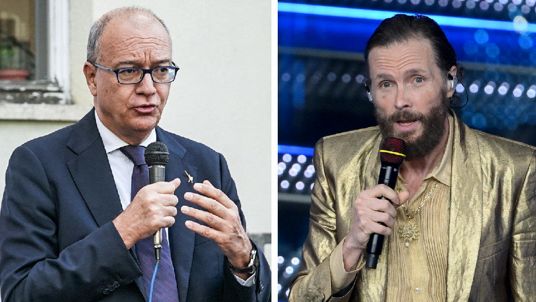 Giuseppe Valditara e Jovanotti
