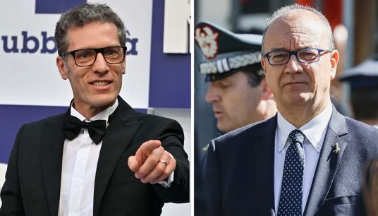 Prof Andrea Maggi e il ministro Giuseppe Valditara