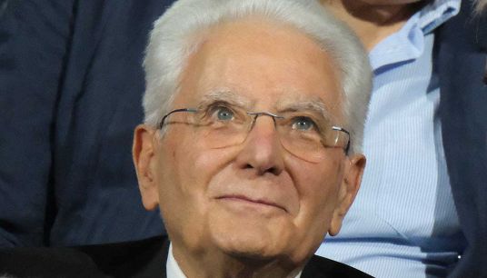 Il Presidente della Repubblica Italiana Sergio Mattarella