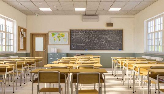 Sciopero bambini a scuola