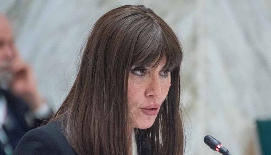 La Ministra per l'Università e la Ricerca Anna Maria Bernini