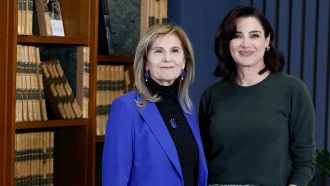 Luisa Ranieri con Eugenia Carfora